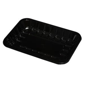 2P Meat Tray Black