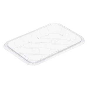 2s Ridged Meat Tray Clear