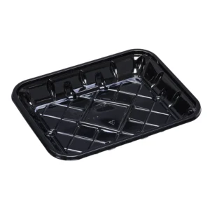 4P Meat Tray Black