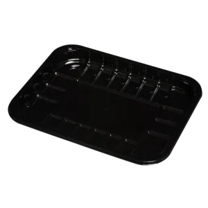 4P Meat Tray Black