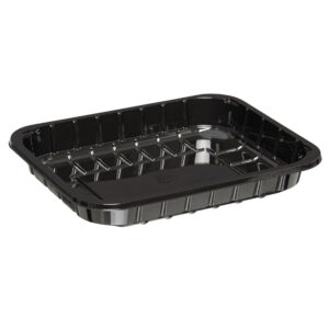 4P Deep Meat Tray Black